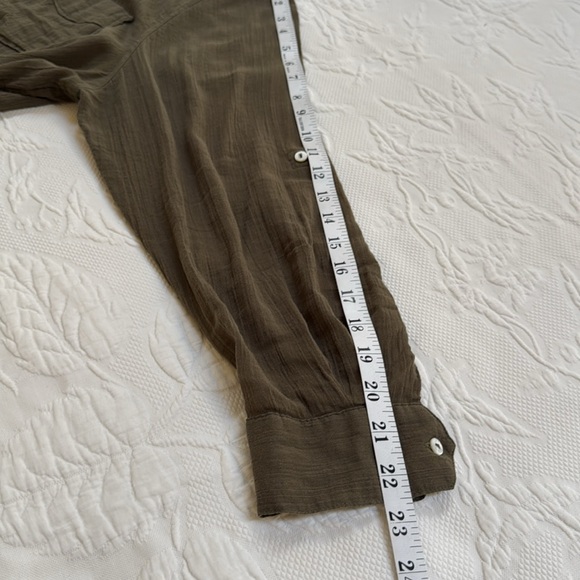 Carve Design Dylan Organic Cotton Green Top - Picture 7 of 9